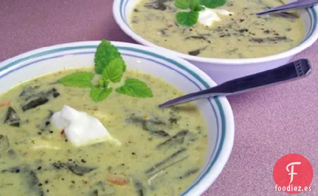 Sopa de Acedera Fría o Caliente