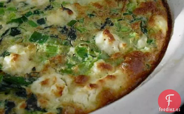 Quiche de Puerros, Verduras y Hierbas sin Corteza