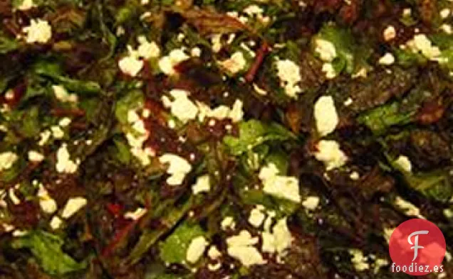 Acelgas Asadas con queso Feta