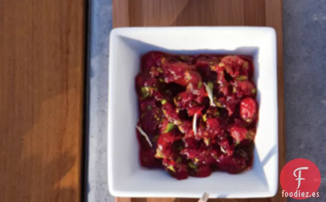 Albóndigas de Pavo con Salvia y Arándanos
