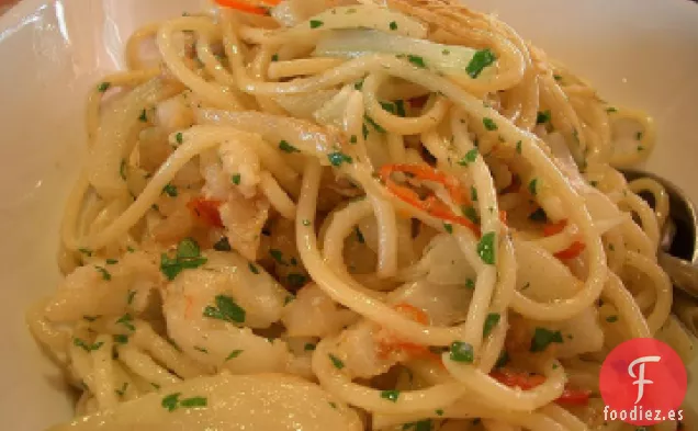Pasta con Hinojo Cocido, Acelgas y Vinagre Balsámico