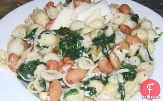 Penne con Acelgas y Queso Asiago