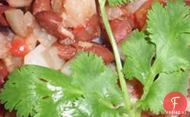 Frijoles al estilo Cachemir con Nabos