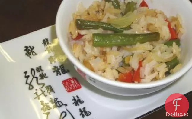 Arroz Frito de Pavo al Estilo Tailandés