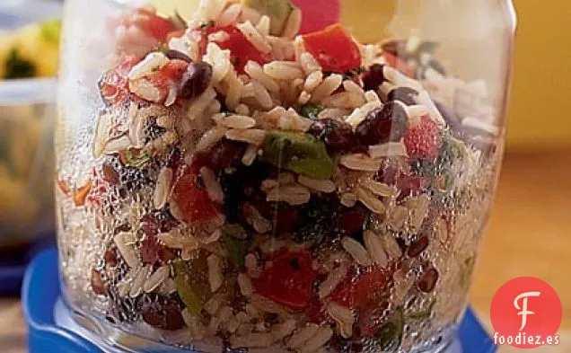 Ensalada de Frijoles y Arroz Cubanos