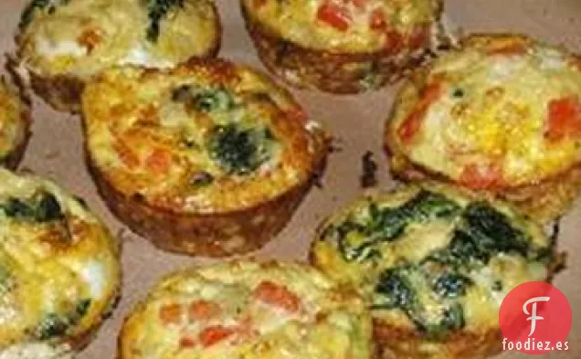 Cupcake de Huevos y Tocino