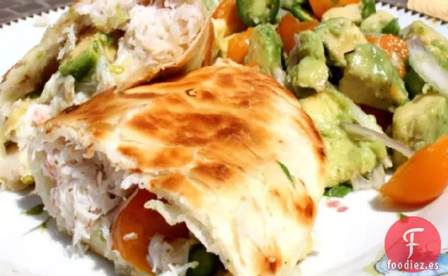 Quesadilla de Cangrejo y Aguacate