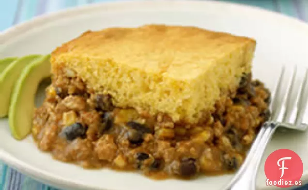 Pastel de Pan de Maíz con Chile Súper Rápido