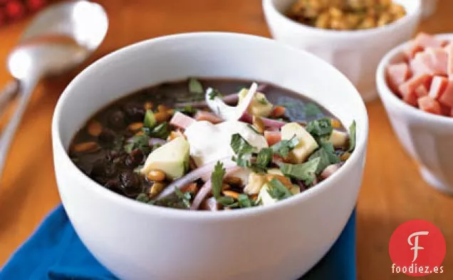 Sopa Cubana de Frijoles Negros
