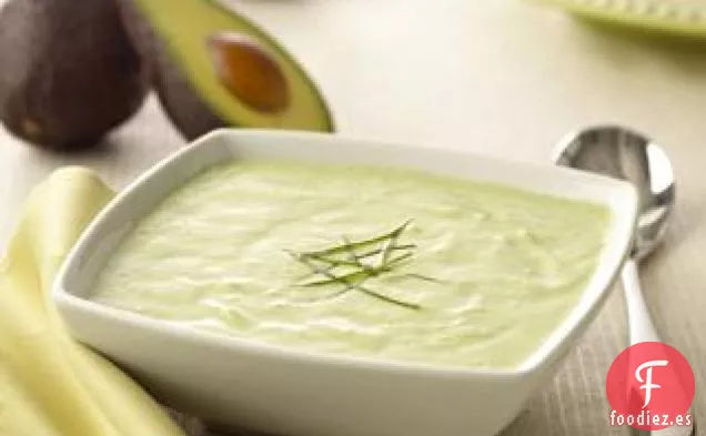 Avacado Frío Chavrie y Sopa de Pepino