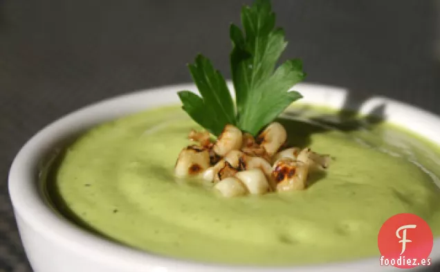 Sopa Fría de Aguacate y Calabacín