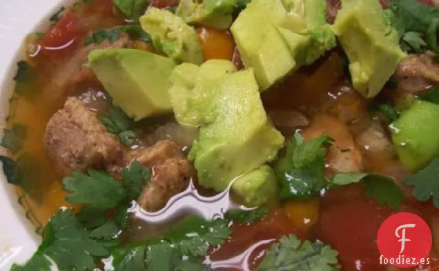 Sopa de Cerdo del Suroeste (Para Olla De Barro)