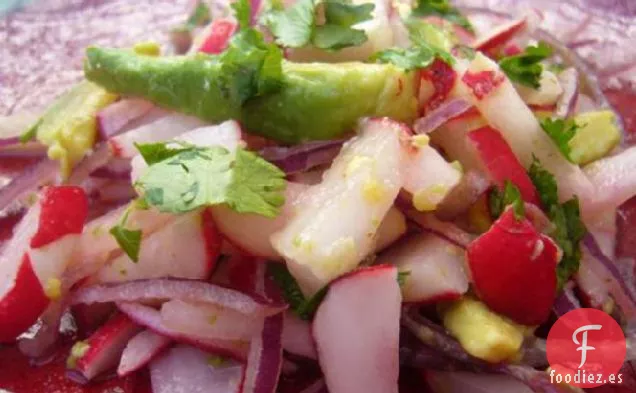 Ensalada de Rábano y Aguacate-México