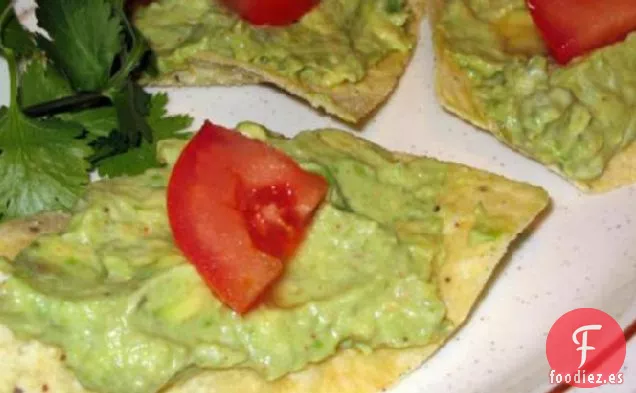 Rondas de Chips de Tortilla de Aguacate