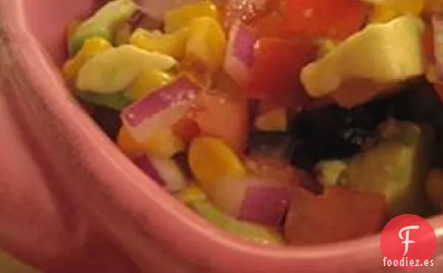 Salsa de Tomate, Maíz y Aguacate