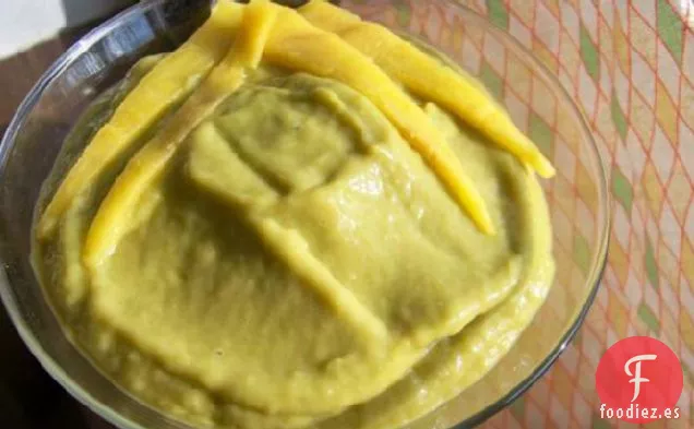 Pudín de Mangocado (Receta Cruda)