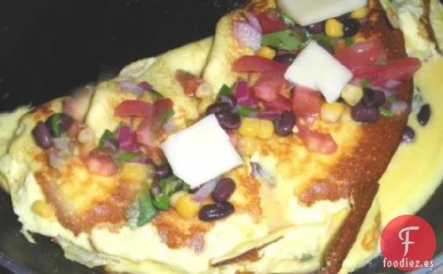 Salsa de Maíz y Frijoles Negros, También conocida como Salsa Vaquera