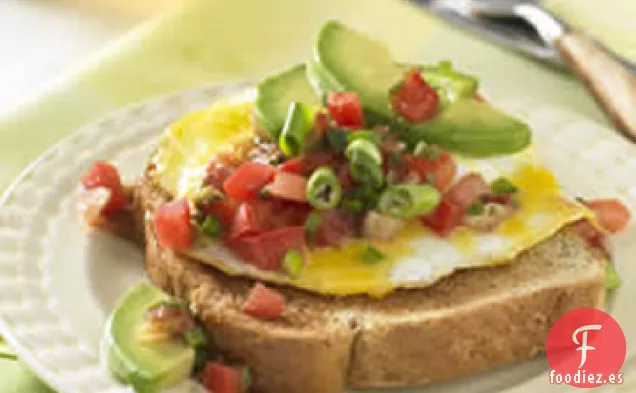 Sándwich de Huevo de Grano Entero del Suroeste