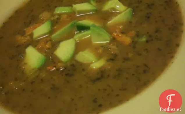 Sopa de Tortilla de Aguacate Hass