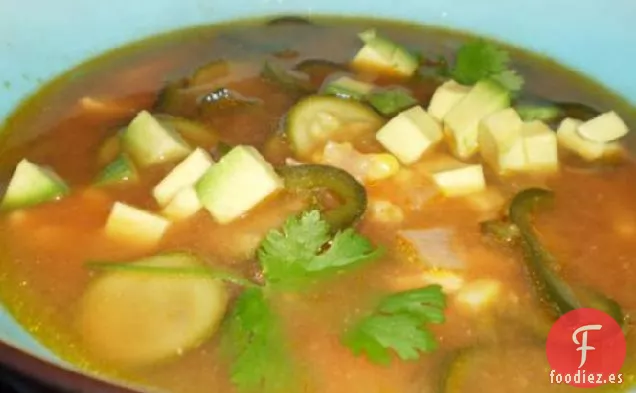 Vincent Price Sopa Poblano-Sopa de Chile Poblano