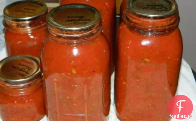 Salsa de Espagueti Picante para Enlatar