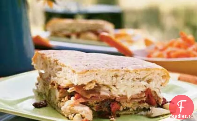 Sándwich de Pollo Antipasto