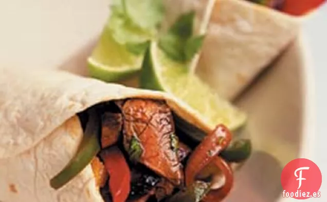 Fajitas de Ponzu Chisporroteantes