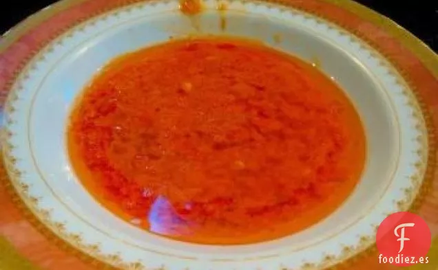 Pimienta Asada y Salsa de Barbacoa de Arce