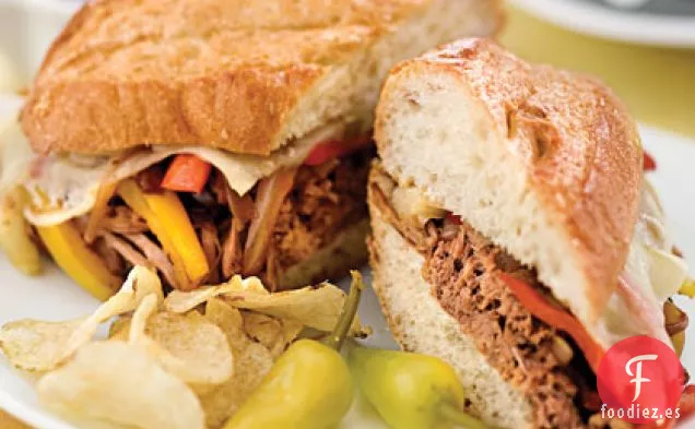 Sándwiches de Carne de Queso