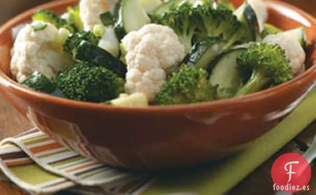 Receta de Ensalada de Comida Compartida Vegetariana