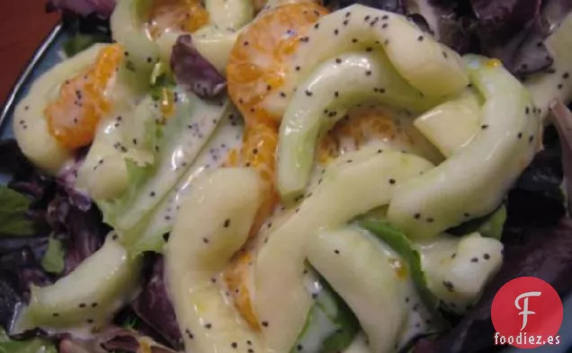Ensalada Dulce de Pepino y Mandarina