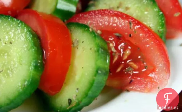 Ensalada de Tomate y Pepino