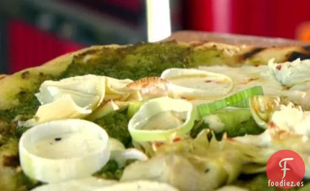 Pizza Vegetariana con Pesto