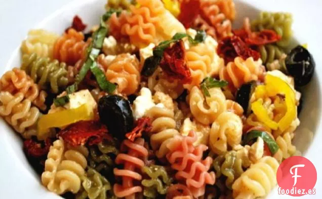 Ensalada de Tomate, Limón, Albahaca y Queso de Cabra