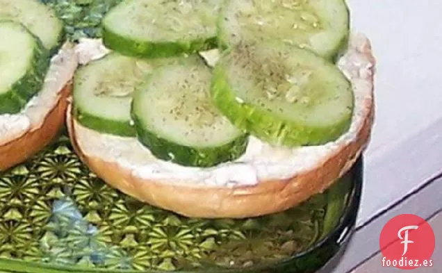 Bagel de Queso Crema de Pepino de Nat