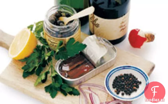 Adobo Balsámico, Alcaparras Y Anchoas