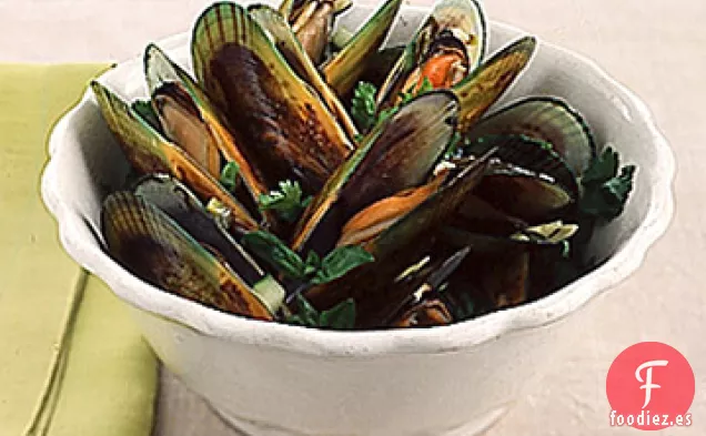 Mejillones con Zumo de Lima y Mirin