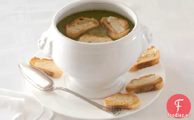 Sopa de Brócoli Rabe