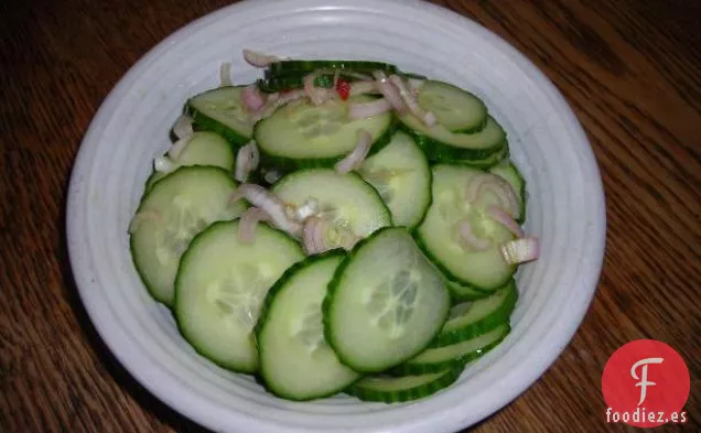 Ensalada de Pepino Tailandés