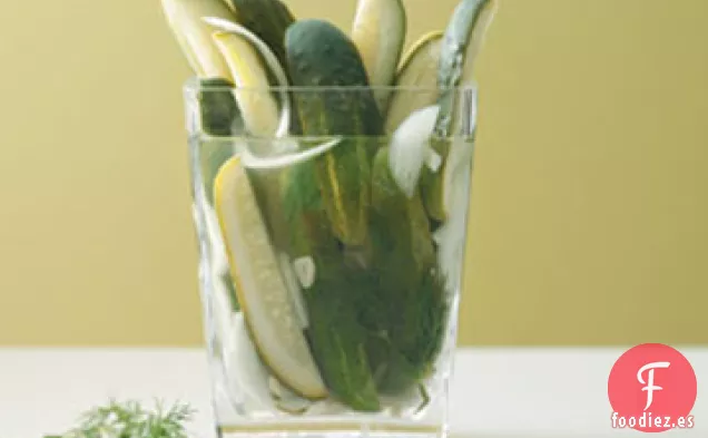 Receta de Pepinillos de Eneldo para Refrigerador