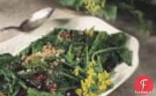 Rabe De Brócoli Con Panceta Y Aceitunas Kalamata
