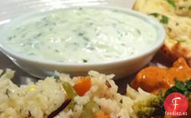 Raita de Pepino y Cilantro (Yogur)