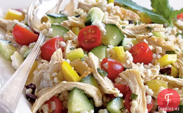 Ensalada Griega de Pollo y Cebada