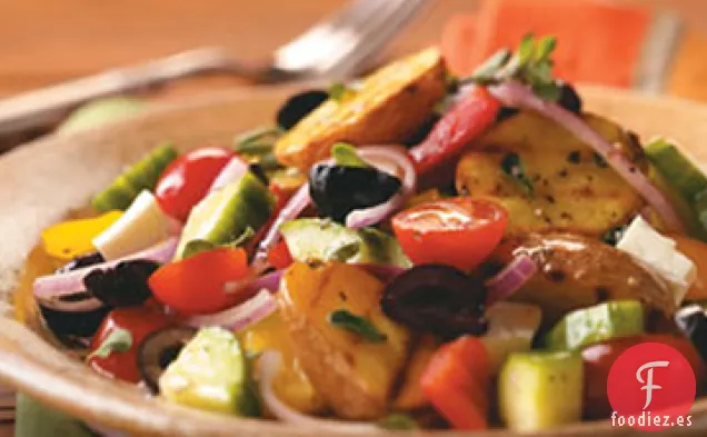 Receta de Ensalada de Patata Griega a la Parrilla