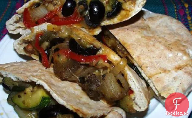 Sándwiches de Pita Vegetariana