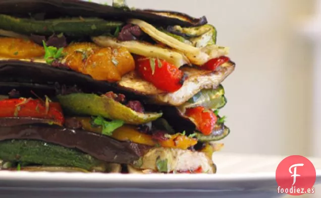 Antipasto de Verduras Asadas Marinadas