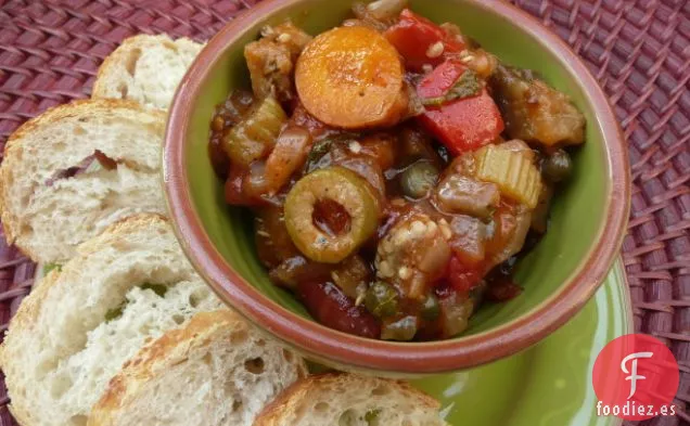 Caponata de la clase de Cocina de Loni Kuhn S. f.
