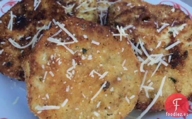 Rebanadas de Berenjena Fritas de Kittencal (Vegetarianas)