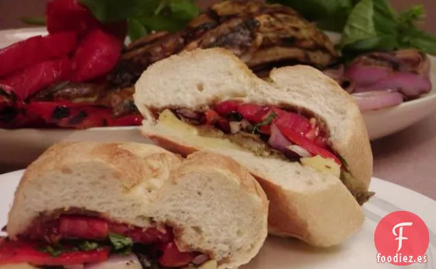 Berenjena Asada y Lentejas