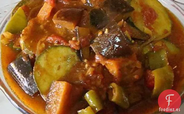 Ratatouille de Estilo Indio